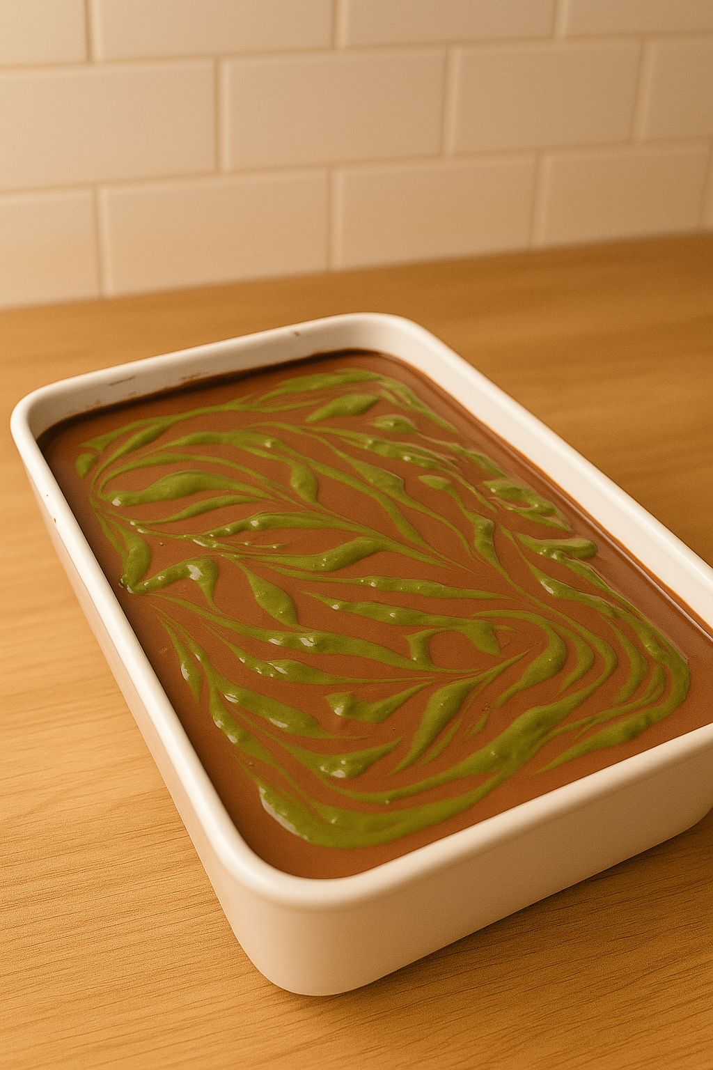 Kunafa chocolate cake