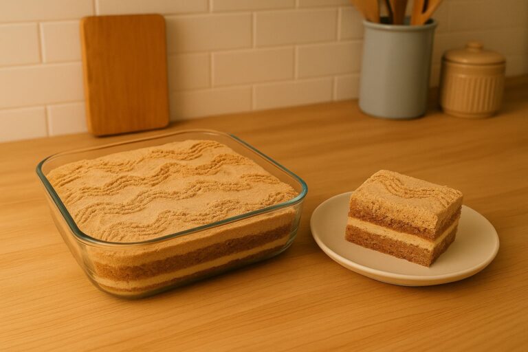 No-Bake Creamy Biscuit Delight